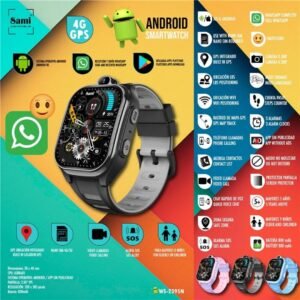 Reloj Sami wearable negro 4G/GPS