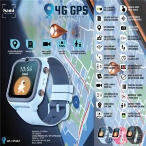 Smartwatch azul 4G GPS Junior/Senior