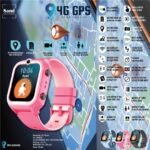 Smartwatch rosa 4G GPS Junior/Senior