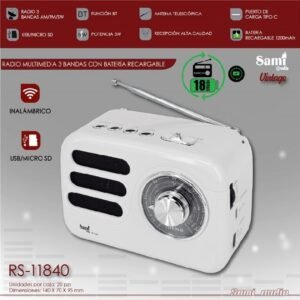 Radio Sami RS-11840 blanca