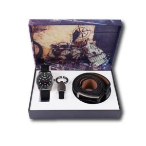 Conjunto Sami Hombre Reloj + Billetero + Cinturón