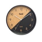 reloj de pared bicolor