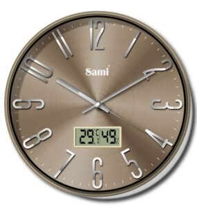 Reloj de pared color titanio Mayoristas Cobocalleja Reloj de pared color titanio