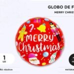 GLOBO MERRY CHRISTMAS 45 X51 CM