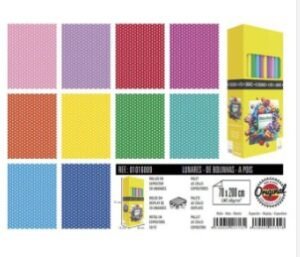 PAPEL DE REGALO LUNARES 70200 CM Mayoristas Cobocalleja PAPEL DE REGALO LUNARES 70200 CM