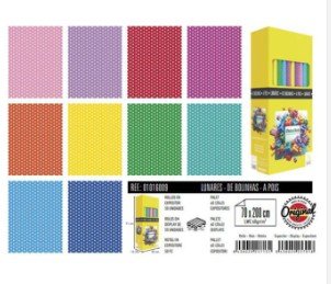 PAPEL DE REGALO LUNARES 70*200 CM