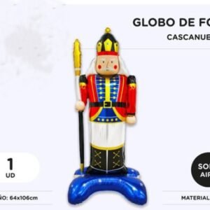 GLOBO DE FOIL CASCANUECES 64 X106 CM