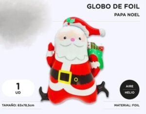 GLOBO PAPA NOEL DE FOIL Mayoristas Cobocalleja GLOBO PAPA NOEL DE FOIL