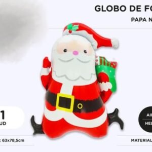 GLOBO PAPA NOEL DE FOIL