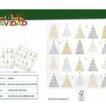 servilleta de papel pino navidad