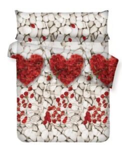 JUEGO DE FUNDA NORDICA 180 CORAZON