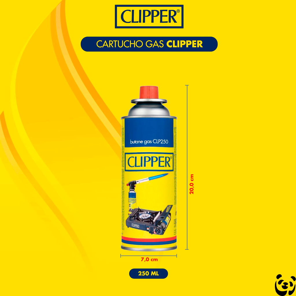 Clipper - Cartuchos de Gas Universal 400ml Válvula GLP250 (Pack 4)