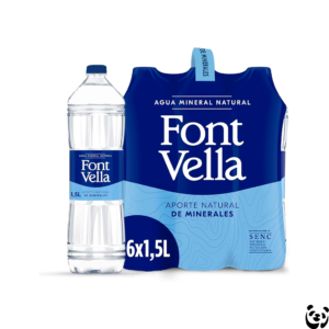 Font Vella - Agua Mineral Natural 1.5L (Pack de 6)