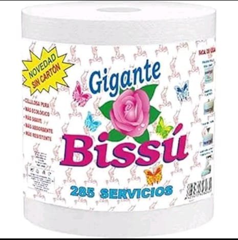 Rollo de papel Bissu gigante 285 servicios
