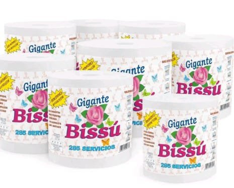 Rollo de papel Bissu gigante 285 servicios
