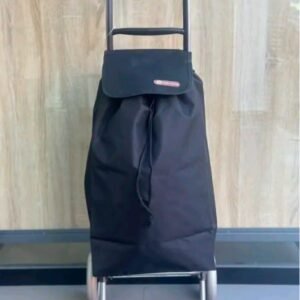 Carro de compra plegable con bolsa azul 35 litros