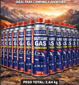 GAS SILVER MATCH LOTE DE 12 UNIDADES