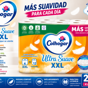 colhogar ultra suave xxl 24 rollos (4x6).