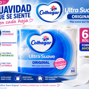 Colhogar ultra suave 64 rollos